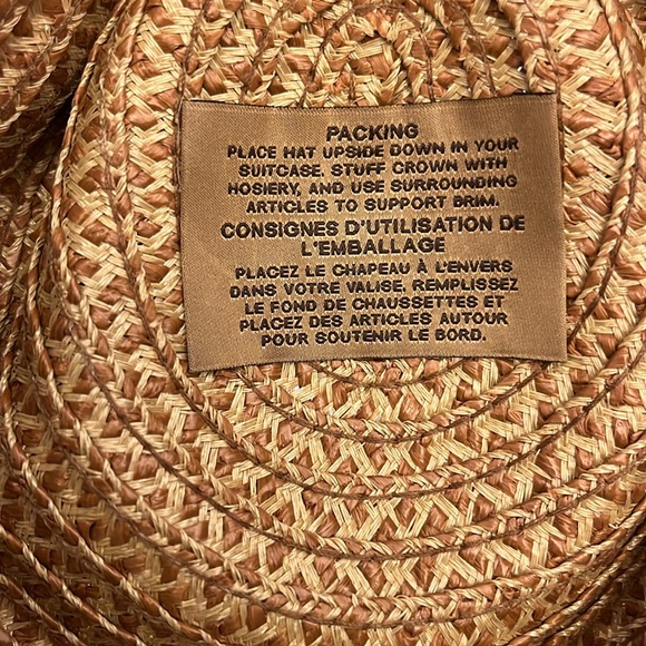 🆕 ERIC JAVITS SUNWAY STRAW SUN HAT - OS - Picture 7 of 10